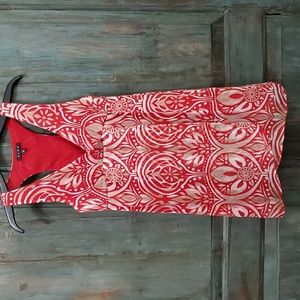 GLAM Red Sleeveless Summer Dress, Size Small, NWOT